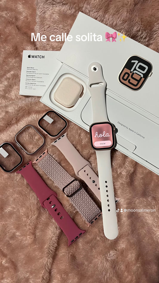 Smart Series Watch – Full Touch Display, Fitness Tracking, Custom Watch Faces & Stylish Strap Options